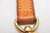 Authentic Louis Vuitton Leather Shoulder Strap Beige 50.8" LV 9622J