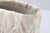Authentic PRADA Vintage Nappa Gaufre Tote Hand Bag Nylon Leather White 9623I