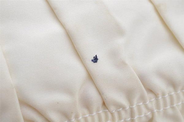 Authentic PRADA Vintage Nappa Gaufre Tote Hand Bag Nylon Leather White 9623I