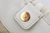 Authentic PRADA Vintage Nappa Gaufre Tote Hand Bag Nylon Leather White 9623I