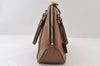 Authentic BURBERRY Vintage Leather 2Way Shoulder Hand Bag Purse Brown 9625I