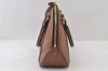 Authentic BURBERRY Vintage Leather 2Way Shoulder Hand Bag Purse Brown 9625I