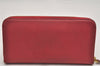 Authentic PRADA Saffiano Ribbon Leather Long Wallet Purse Pink Box 9625J