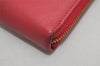 Authentic PRADA Saffiano Ribbon Leather Long Wallet Purse Pink Box 9625J