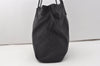 Authentic PRADA Nylon Tessuto Leather Shoulder Hand Bag BR1164 Black 9628I