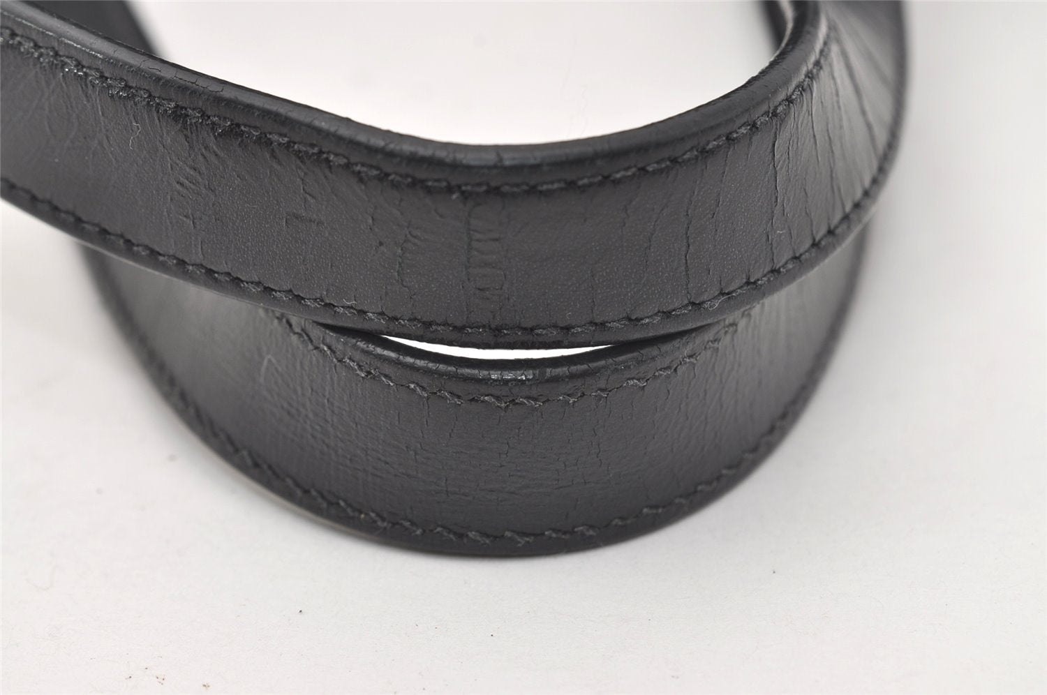 Authentic PRADA Nylon Tessuto Leather Shoulder Hand Bag BR1164 Black 9628I