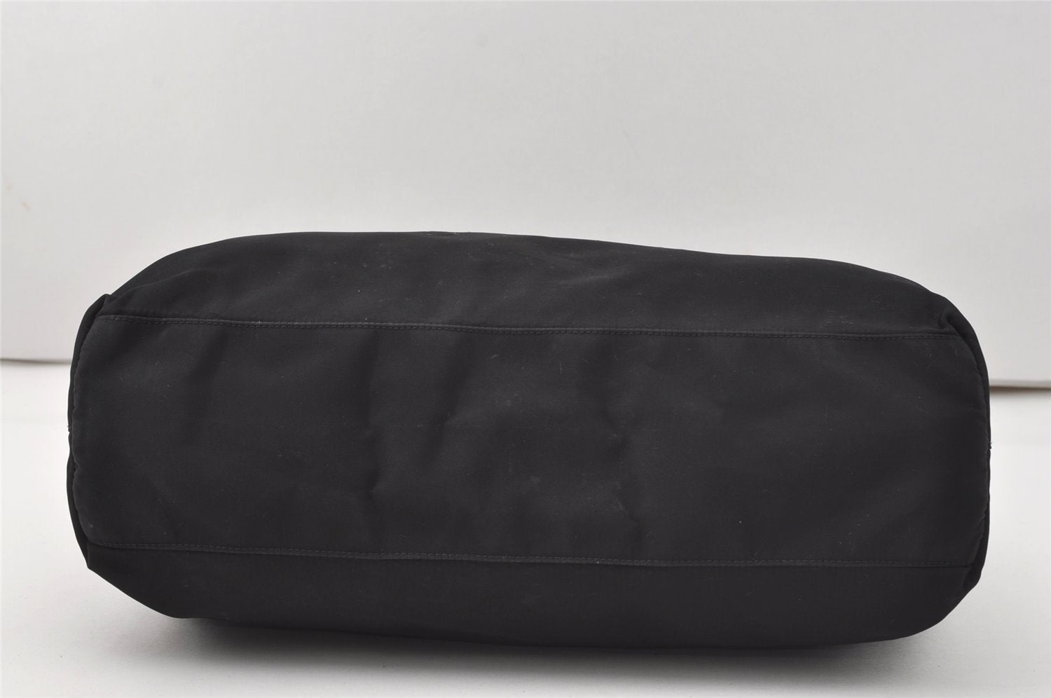 Authentic PRADA Nylon Tessuto Leather Shoulder Hand Bag BR1164 Black 9628I