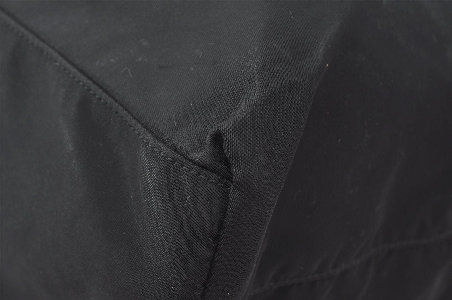 Authentic PRADA Nylon Tessuto Leather Shoulder Hand Bag BR1164 Black 9628I