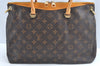 Authentic Louis Vuitton Monogram Pallas 2Way Hand Bag Yellow M40929 LV 9630J