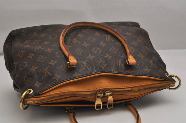 Authentic Louis Vuitton Monogram Pallas 2Way Hand Bag Yellow M40929 LV 9630J