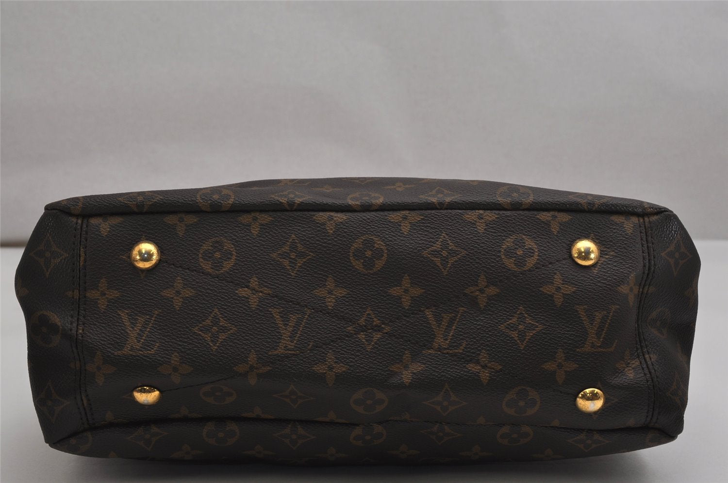 Authentic Louis Vuitton Monogram Pallas 2Way Hand Bag Yellow M40929 LV 9630J