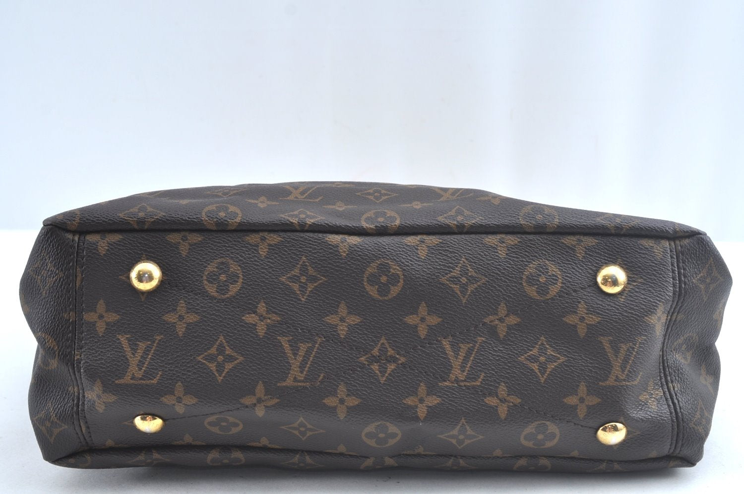 Authentic Louis Vuitton Monogram Pallas 2Way Hand Bag Yellow M40929 LV 9630J