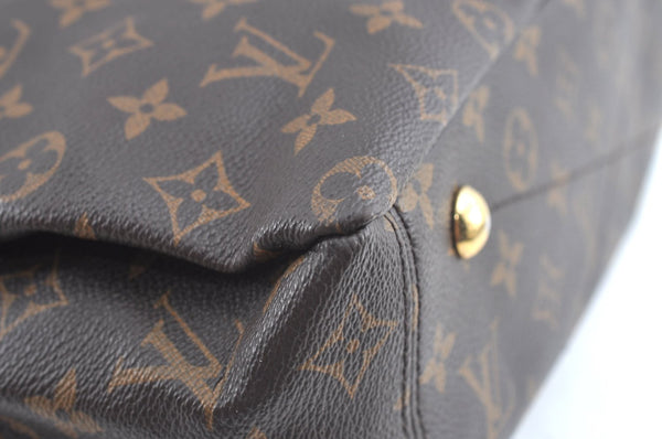 Authentic Louis Vuitton Monogram Pallas 2Way Hand Bag Yellow M40929 LV 9630J