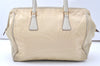 Authentic PRADA Nylon Tessuto Leather Shoulder Hand Bag Purse Beige 9632I