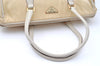 Authentic PRADA Nylon Tessuto Leather Shoulder Hand Bag Purse Beige 9632I