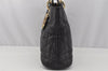 Authentic Christian Dior Lady Dior PVC Leather Cannage Hand Bag Black CD 9633I