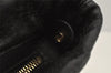 Authentic Christian Dior Lady Dior PVC Leather Cannage Hand Bag Black CD 9633I