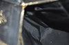 Authentic Christian Dior Lady Dior PVC Leather Cannage Hand Bag Black CD 9633I