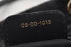 Authentic Christian Dior Lady Dior PVC Leather Cannage Hand Bag Black CD 9633I