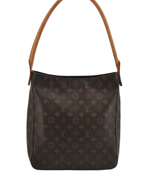 Authentic Louis Vuitton Monogram Looping GM Shoulder Bag M51145 LV 9633J