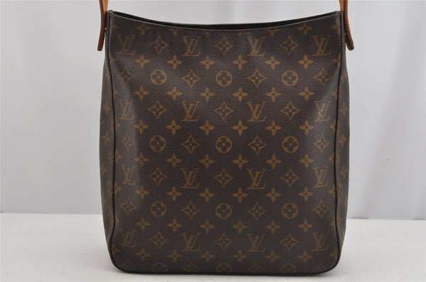 Authentic Louis Vuitton Monogram Looping GM Shoulder Bag M51145 LV 9633J