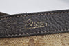 Authentic GUCCI GG Crystal Abbey Shoulder Tote Bag GG PVC Leather Brown 9634I
