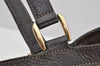 Authentic GUCCI GG Crystal Abbey Shoulder Tote Bag GG PVC Leather Brown 9634I