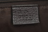 Authentic GUCCI GG Crystal Abbey Shoulder Tote Bag GG PVC Leather Brown 9634I
