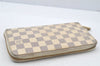 Authentic Louis Vuitton Damier Azur Zippy Organizer Long Wallet N60012 LV 9636I