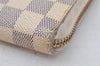 Authentic Louis Vuitton Damier Azur Zippy Organizer Long Wallet N60012 LV 9636I