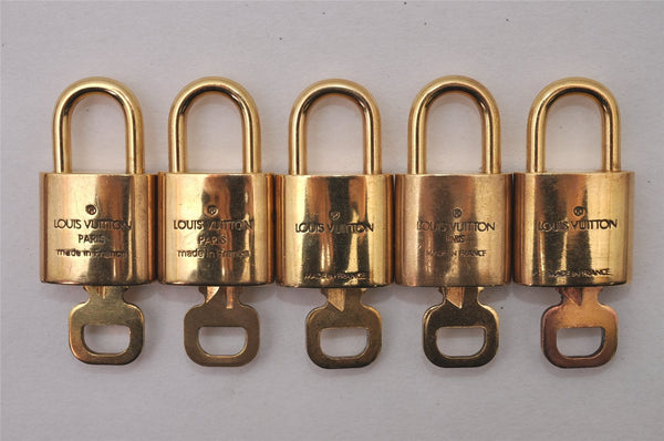 Authentic Louis Vuitton Padlock & Keys 10Set LV 9638I