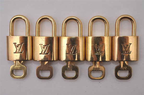 Authentic Louis Vuitton Padlock & Keys 10Set LV 9638I