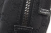 Authentic GUCCI Shoulder Cross Body Bag GG Canvas Leather 122759 Black 9639I