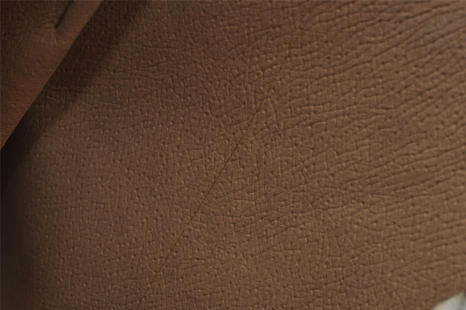 Authentic GUCCI Vintage Clutch Hand Bag GG PVC Leather Brown 9640I