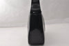 Authentic GUCCI Vintage Shoulder Hand Bag Purse Enamel Black Junk 9641I