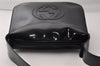 Authentic GUCCI Vintage Shoulder Hand Bag Purse Enamel Black Junk 9641I