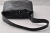 Authentic GUCCI Vintage Shoulder Hand Bag Purse Enamel Black Junk 9641I