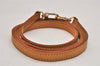 Authentic Louis Vuitton Leather Shoulder Strap Beige 47.6" LV 9641J