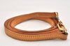 Authentic Louis Vuitton Leather Shoulder Strap Beige 47.6" LV 9641J