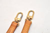 Authentic Louis Vuitton Leather Shoulder Strap Beige 47.6" LV 9641J