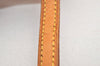 Authentic Louis Vuitton Leather Shoulder Strap Beige 47.6" LV 9641J