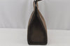 Authentic GUCCI Vintage Hand Bag Purse Suede Leather Brown 9642I