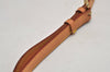 Authentic Louis Vuitton Leather Shoulder Strap Beige 45.1-49.8" LV 9642J