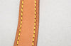 Authentic Louis Vuitton Leather Shoulder Strap Beige 45.1-49.8" LV 9642J