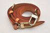 Authentic Louis Vuitton Leather Shoulder Strap Beige 45.1-49.8" LV 9642J