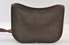 Authentic GUCCI Vintage Shoulder Cross Body Bag Canvas Leather Brown 9643I