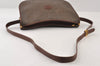 Authentic GUCCI Vintage Shoulder Cross Body Bag Canvas Leather Brown 9643I