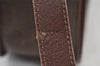 Authentic GUCCI Vintage Shoulder Cross Body Bag Canvas Leather Brown 9643I