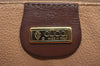 Authentic GUCCI Vintage Shoulder Cross Body Bag Canvas Leather Brown 9643I