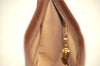 Authentic GUCCI Vintage Shoulder Cross Body Bag Canvas Leather Brown 9643I